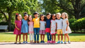Color Transitions in Children's Fashion